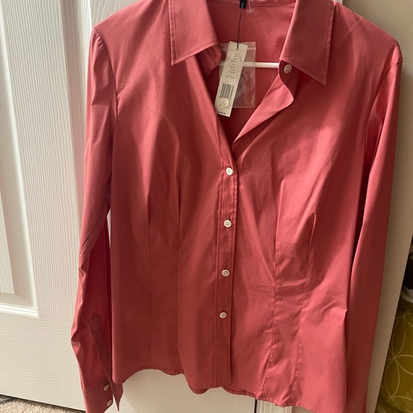 Theory NWT button down shirt blouse - Picture 3 of 5